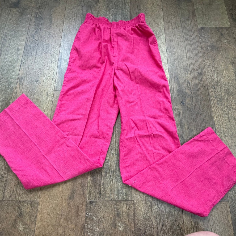 Villager Trousers Women 6 Pink Vintage 70s